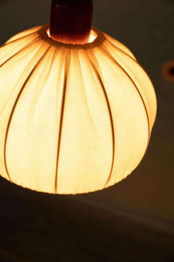 Image 1 of Dänisches Design 60er Jahre Steh-/Bogenlampe Teak Domus, Bogen Stehlampe