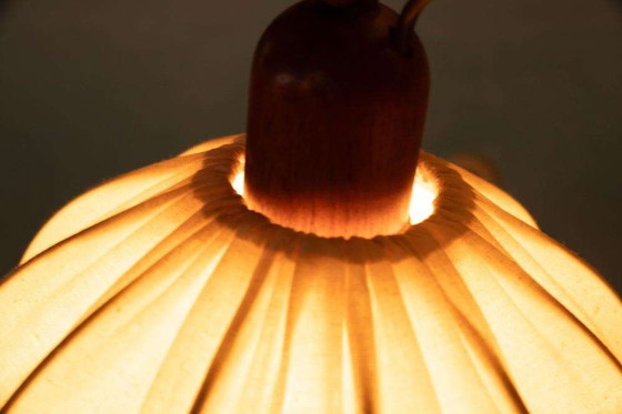 Image 1 of Dänisches Design 60er Jahre Steh-/Bogenlampe Teak Domus, Bogen Stehlampe