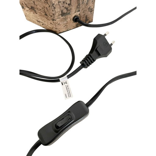 Satz Vintage-Kork-Tischlampen