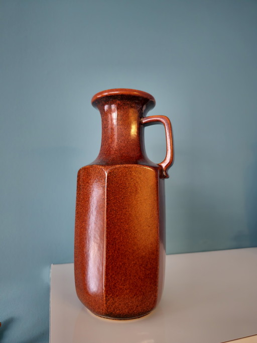 Vintage Scheurich West Deutschland Ohr Vase Hexagonal