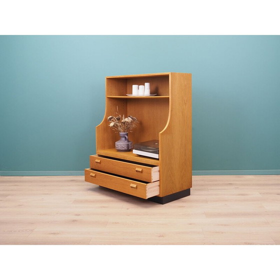 Image 1 of Bücherregal aus Esche, dänisches Design, 1970er Jahre, Designer: Børge Mogensen, Hersteller: Søborg Møbler