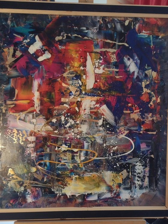 Image 1 of Sietse artpaintings Acrylmalerei bei Kerzenschein