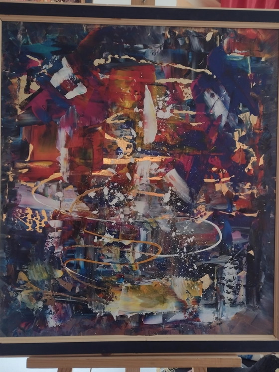 Image 1 of Sietse artpaintings Acrylmalerei bei Kerzenschein