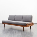 60er Jahre Knoll Antimott Sofa, neu gepolstert