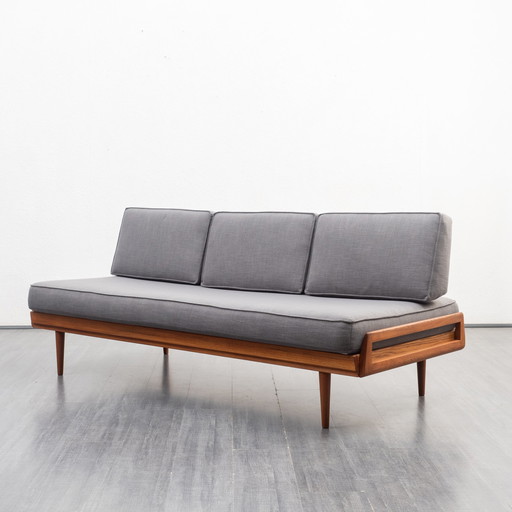 60er Jahre Knoll Antimott Sofa, neu gepolstert