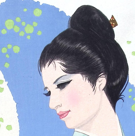 Iwata Sentarō – „午後“ („Gogo“ (Nachmittag)) – Lithographien & Drucke, Paper (photo 7 of 16)