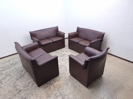 Image 1 of B&B ITALIA Lauriana Garnitur Set Designersofa Sessel Chair Ledersofa