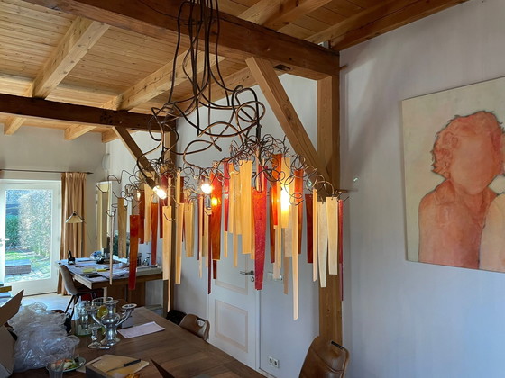 Image 1 of Hängelampe Kupfer und Glas Wim Mulder