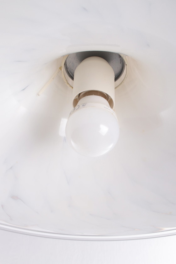 Image 1 of Holmegaard/Royal Copenhagen "Mandarin" Pendelleuchte von Michael Bang, 1980er