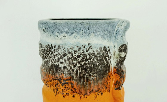 Image 1 of riesige mid century Keramikvase Duemler & Breiden Modell 24/50 Dekor Polar 