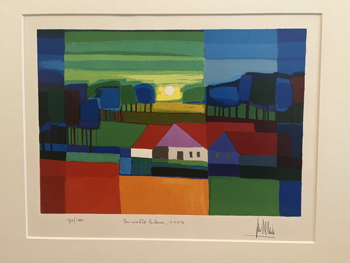 Siebdruck Ton Schulten - Vollfarbig, 2003