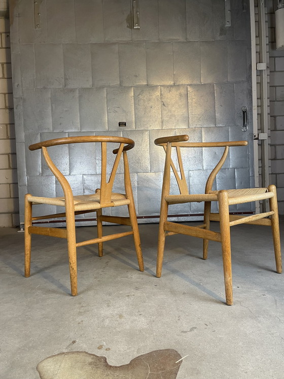 Image 1 of 2X Wishbone Stuhl von Carl Hansen & Sohn