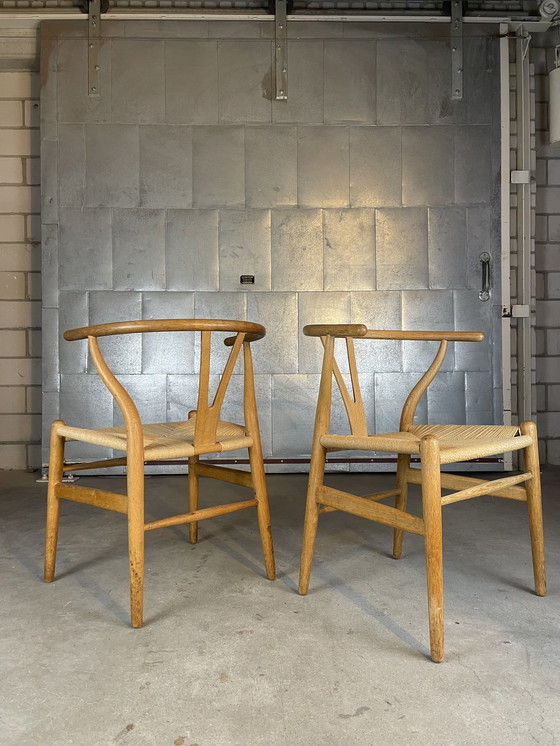 Image 1 of 2X Wishbone Stuhl von Carl Hansen & Sohn