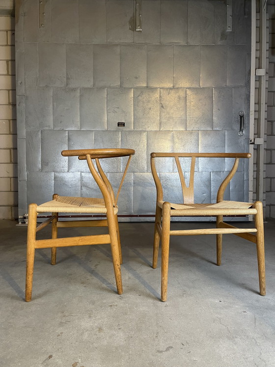 Image 1 of 2X Wishbone Stuhl von Carl Hansen & Sohn