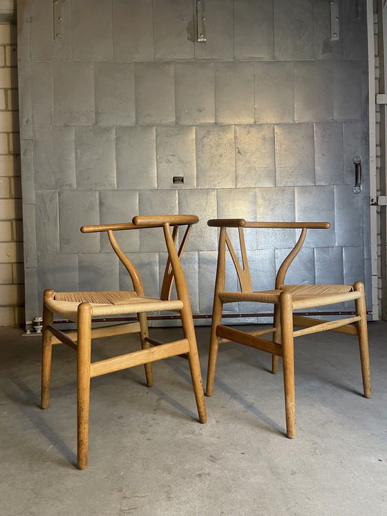 Image 1 of 2X Wishbone Stuhl von Carl Hansen & Sohn