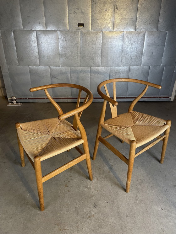 Image 1 of 2X Wishbone Stuhl von Carl Hansen & Sohn