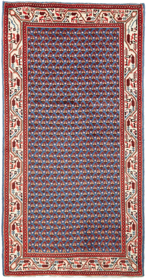 Hamadan – Perserteppich Klassische Schönheit – Teppich – Handgeknüpft 126 X 66 Cm Nr. 464690