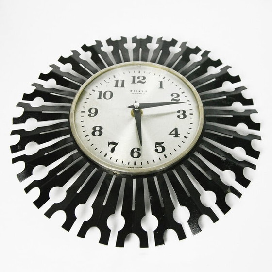 Image 1 of Vintage Wanduhr von Weimar, Deutschland 1970er