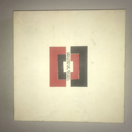 Image 1 of Vintage-Sammelteller "Die gelbe Tänzerin" aus Porzellan von Sonia Delaunay für Artcurial