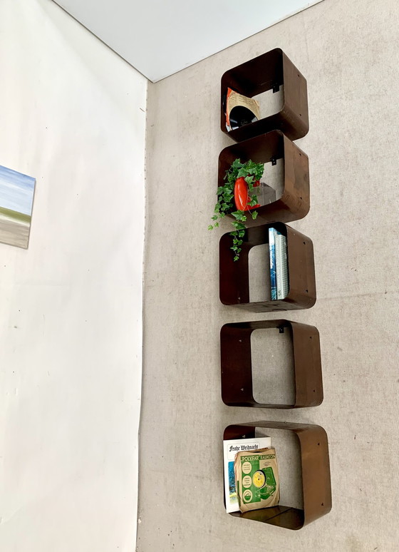 Image 1 of Cortenstahl Space Bücherregal 1970