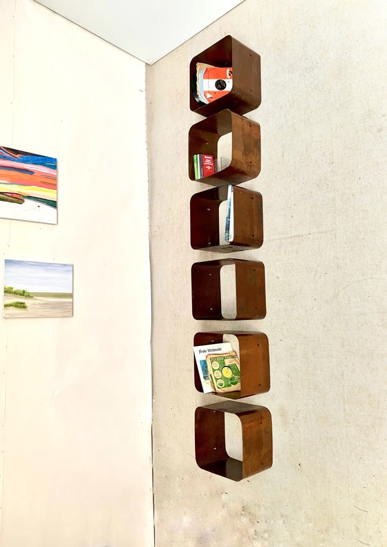 Image 1 of Cortenstahl Space Bücherregal 1970