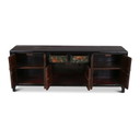 Chinesisches TV-Sideboard mit Blumenmalerei