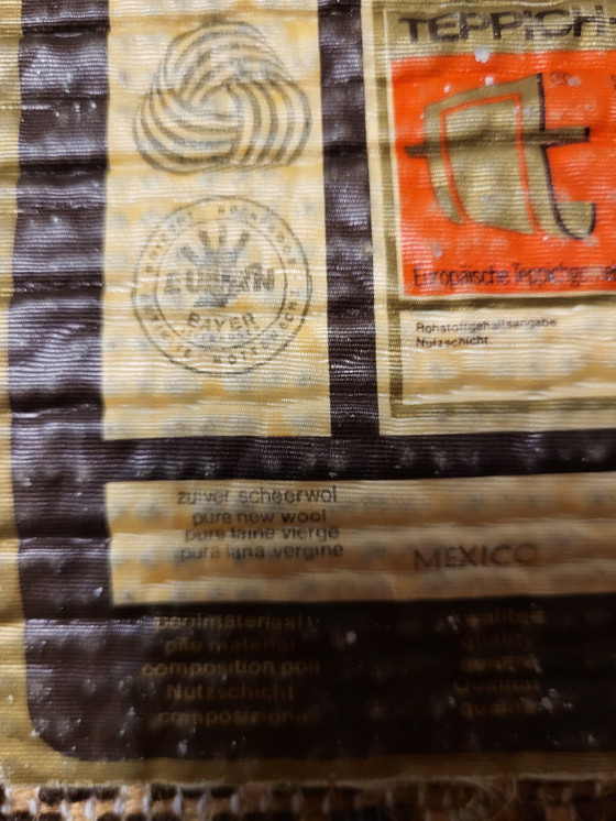 Image 1 of Vintage-Teppich, Desso, Größe 70 X 140 cm, Design 1970er Jahre