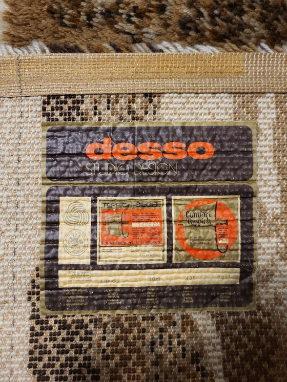 Image 1 of Vintage-Teppich, Desso, Größe 70 X 140 cm, Design 1970er Jahre