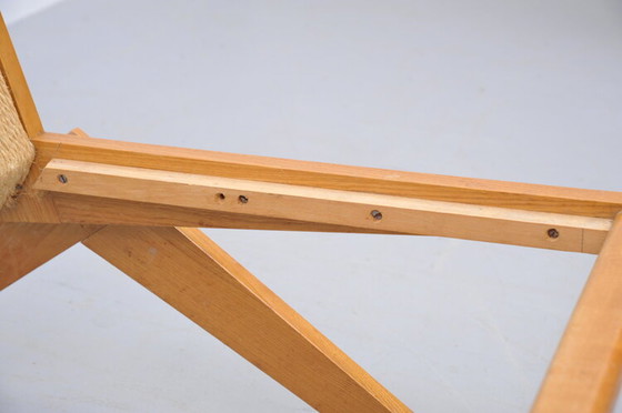 Image 1 of Scissor Chairs im Stil von Pierre Jeanneret (zugeschrieben), 1950er