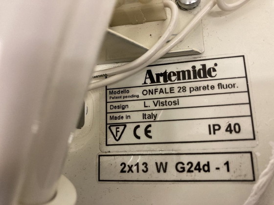 Image 1 of 2 X Artemide Onfale Parete Wandlampen Design Luciano Vistosi