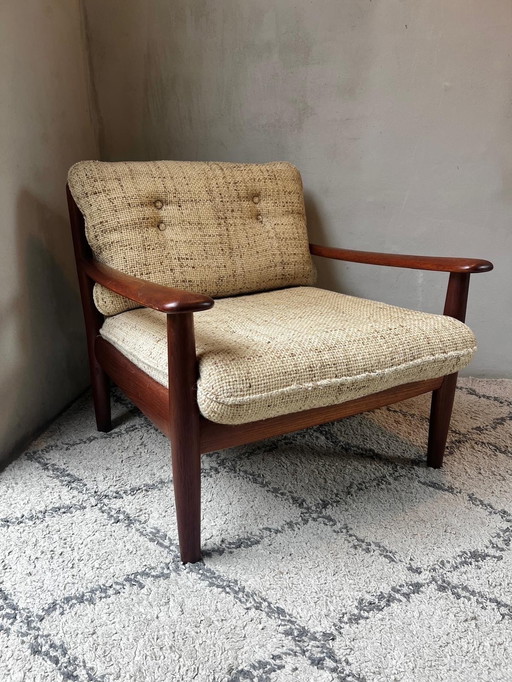 Dänischer Design Sessel Massiv Teak 60s