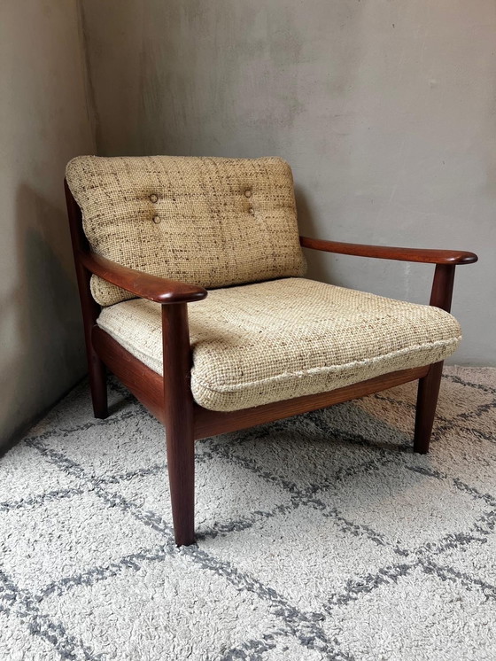 Image 1 of Dänischer Design Sessel Massiv Teak 60s