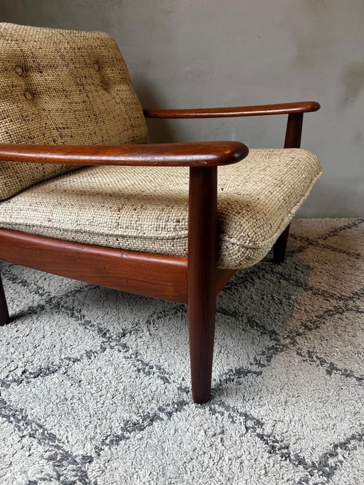 Dänischer Design Sessel Massiv Teak 60s