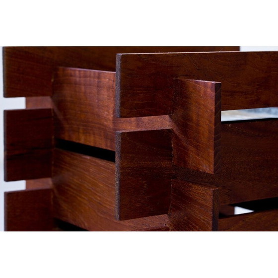 Image 1 of Pflanzgefäß aus Teakholz, Schweden 1950