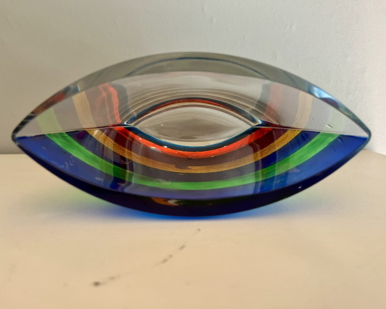 Image 1 of Steninge Slott Britten Paag 2002 Signierte Vase Glas