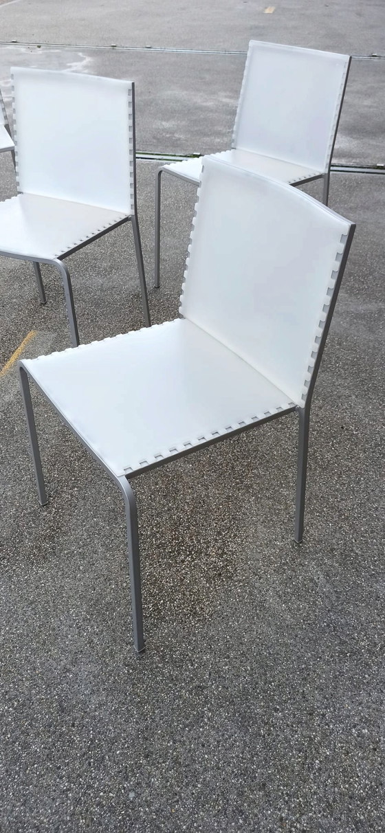 Image 1 of 6 X Desalto 'Zip' Eetkamerstoelen, Marco Maran