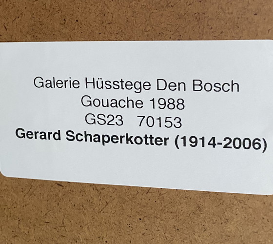 Image 1 of Gouache von Gerard Schäperkötter 1988