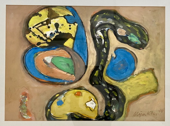 Image 1 of Gouache von Gerard Schäperkötter 1988