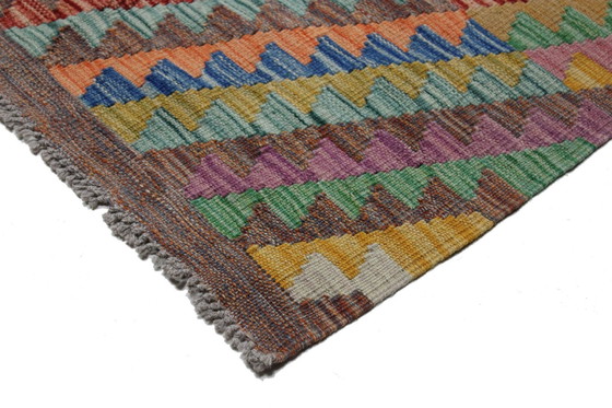 Image 1 of Original Old Style Kelim Afghan 253 X 215 Cm Top Zustand