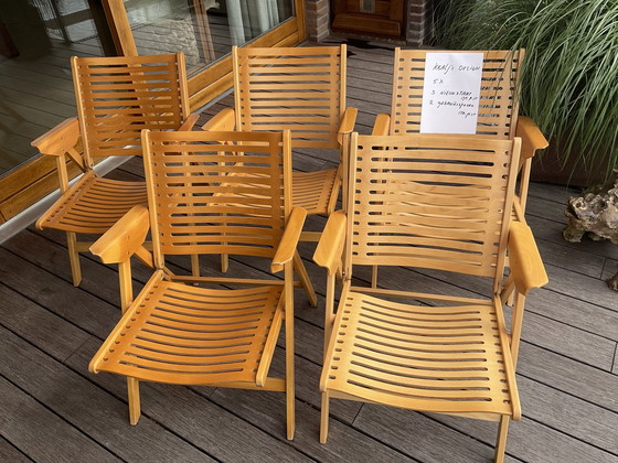 Image 1 of 5x Niko Kraljs Rex-Stuhl