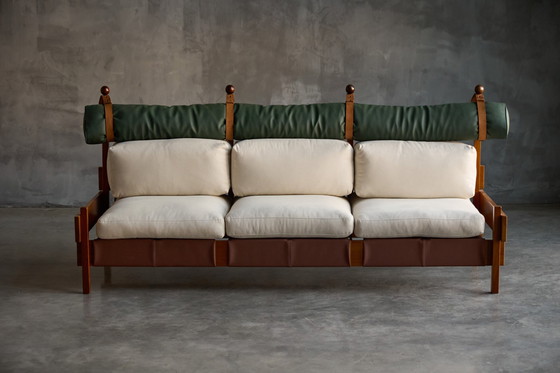 Image 1 of Dreisitziges Sofa "Tonico" von Sergio Rodrigues, Brasilien, 1963