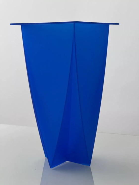 Image 1 of Marcello Morandini Postmoderne/Space-Age Blaue Timo Magis Vase 1980'S Italien