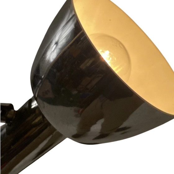 Image 1 of Space Age Design / 1970er Jahre Lampe mit verstellbarem, zylindrischem Schirm -