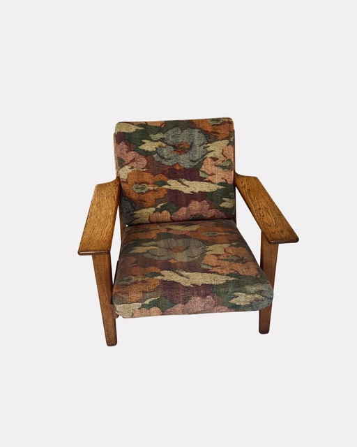 Original Sessel Modell Ge-290 Von Hans J. Wegner Für Getama, Dänemark, 1960Er