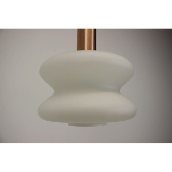 Image 1 of Vintage-Kronleuchter aus Metall und Glas von Napako, Tschechoslowakei 1970