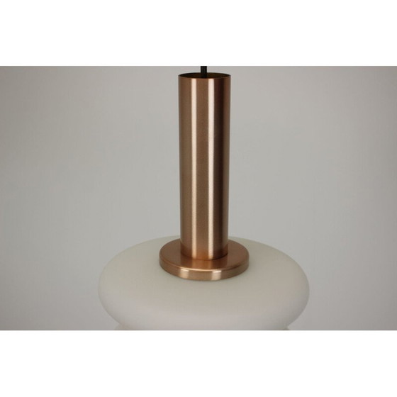 Image 1 of Vintage-Kronleuchter aus Metall und Glas von Napako, Tschechoslowakei 1970