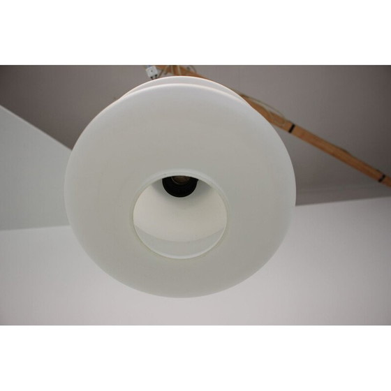 Image 1 of Vintage-Kronleuchter aus Metall und Glas von Napako, Tschechoslowakei 1970