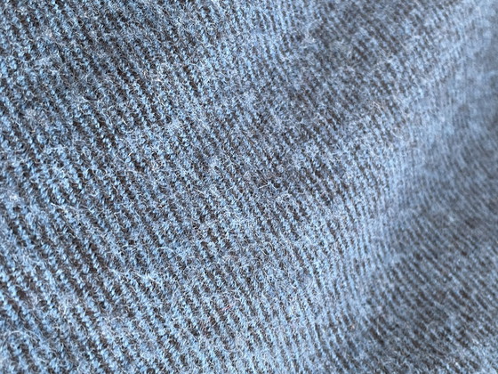 Image 1 of Hella Jongerius für Vitra - Color Block Plaid - Blau - 100% Peruanische Merino-Schurwolle