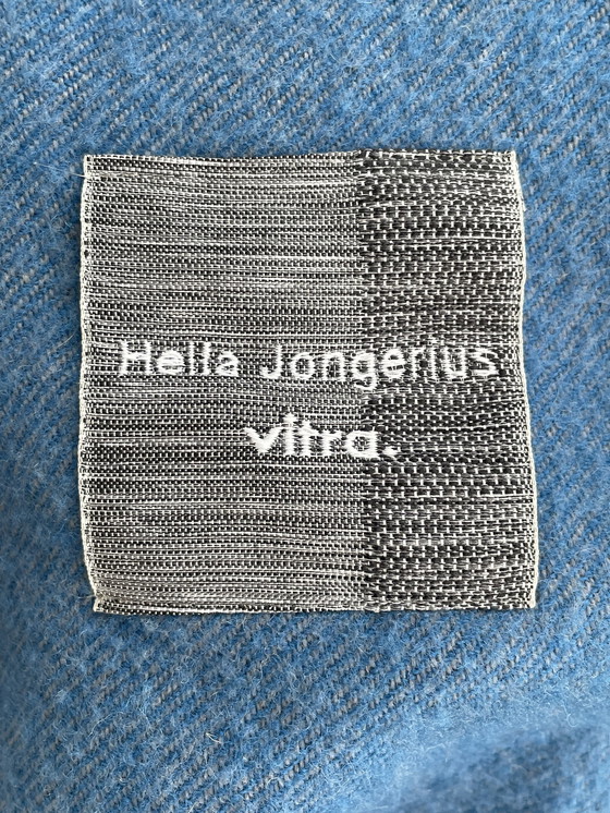 Image 1 of Hella Jongerius für Vitra - Color Block Plaid - Blau - 100% Peruanische Merino-Schurwolle