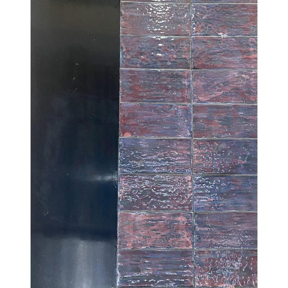 Image 1 of Vintage Couchtisch aus Holz und Keramik von Joaquim Teinreiro, 1970er Jahre